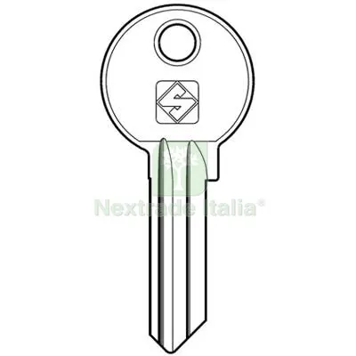 10PZ CHIAVE PIATTA CORBIN CB5 SILCA OTTONE NICHELATO Mat Ottone — Serrature e cilindri — rif. FERX.VIR8598640