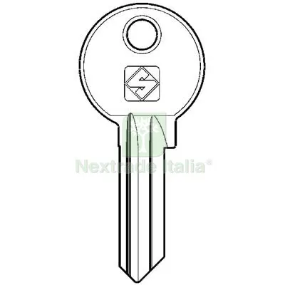 10PZ Chiave Piatta Corbin CB8 Silca Ottone Nichelato Mat Ottone — Serrature e cilindri — rif. FERX.VIR8598643