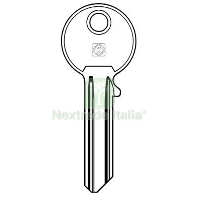 10PZ CHIAVE PIATTA CISA CS501 SILCA OTTONE NICHELATO Mat Ottone — Serrature e cilindri — rif. FERX.VIR8598705