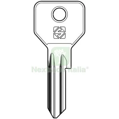 25PZ Chiave Piatta Cisa CS120 Silca Ottone Nichelato Mat Ottone — Serrature e cilindri — rif. FERX.VIR8598710 25PZ Chiave Piatta Cisa CS120 Silca Ottone Nichelato Mat Ottone — Serrature e cilindri — rif. FERX.VIR8598710