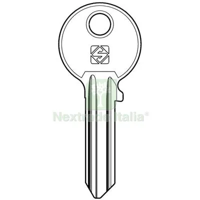 100PZ Chiave Piatta Cisa CS206 Silca Ottone Nichelato Mat Ottone — Serrature e cilindri — rif. FERX.VIR8598713 100PZ Chiave Piatta Cisa CS206 Silca Ottone Nichelato Mat Ottone — Serrature e cilindri — rif. FERX.VIR8598713