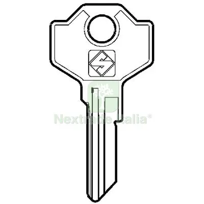 10PZ Chiave Piatta Gussani GS13 Silca Ottone Nichelato Mat Ottone — Serrature e cilindri — rif. FERX.VIR8598762 10PZ Chiave Piatta Gussani GS13 Silca Ottone Nichelato Mat Ottone — Serrature e cilindri — rif. FERX.VIR8598762