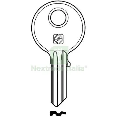 10PZ Chiave Piatta Iseo IE36 Silca Ottone Nichelato Mat Ottone — Serrature e cilindri — rif. FERX.VIR8598766