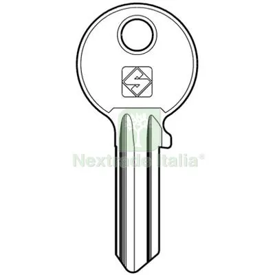 10PZ CHIAVE PIATTA ISEO IE7 SILCA OTTONE NICHELATO Mat Ottone — Serrature e cilindri — rif. FERX.VIR8598772