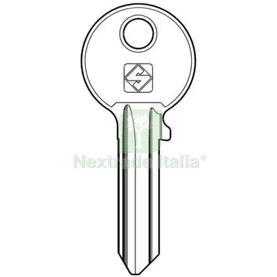 10PZ Chiave Piatta Iseo IE9 Silca Ottone Nichelato Mat Ottone — Serrature e cilindri — rif. FERX.VIR8598774 10PZ Chiave Piatta Iseo IE9 Silca Ottone Nichelato Mat Ottone — Serrature e cilindri — rif. FERX.VIR8598774