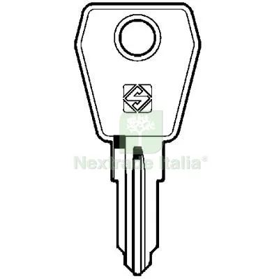 10PZ Chiave Piatta LEF LF30R Silca Acciaio Nichelato Mat Acciaio — Serrature e cilindri — rif. FERX.VIR8598783