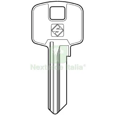 20PZ Chiave Piatta Meroni MER8 Silca Ottone Nichelato Mat Ottone — Serrature e cilindri — rif. FERX.VIR8598797 20PZ Chiave Piatta Meroni MER8 Silca Ottone Nichelato Mat Ottone — Serrature e cilindri — rif. FERX.VIR8598797