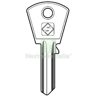 10PZ CHIAVE PIATTA CORTELLEZZI PC2 SILCA CASELLARIO OTTONE NICHELATO Mat Ottone — Serrature e cilindri — rif. FERX.VIR8598825