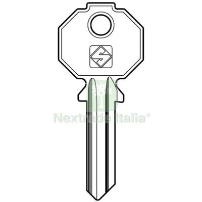 10PZ Chiave Piatta Prefer PF072 Silca Ottone Nichelato Mat Ottone — Serrature e cilindri — rif. FERX.VIR8598832