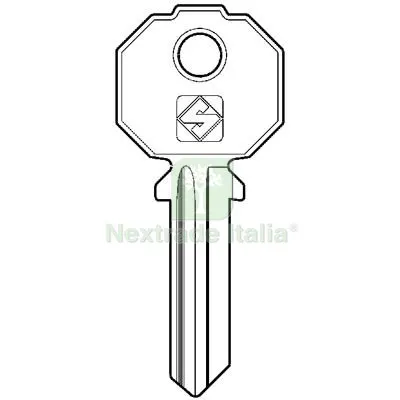 10PZ CHIAVE PIATTA PREFER PF210 SILCA OTTONE NICHELATO Mat Ottone — Serrature e cilindri — rif. FERX.VIR8598838