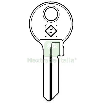 10PZ Chiave Piatta Viro VI7R Silca Ottone Nichelato Mat Ottone — Serrature e cilindri — rif. FERX.VIR8598846