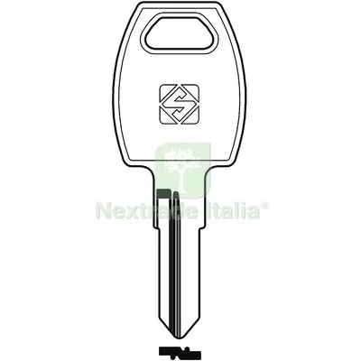 10PZ Chiave Piatta Meroni MER46R Silca Acciaio Nichelato Mat Acciaio — Serrature e cilindri — rif. FERX.VIR8598981