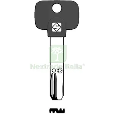 5PZ Chiave Punzonata Multilock MTK18RP Silca Alpacca Mat Alpacca — Serrature e cilindri — rif. FERX.VIR8599052