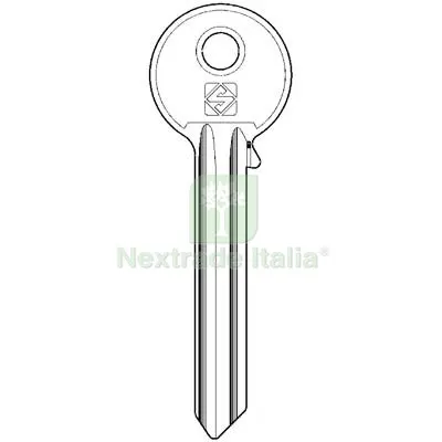 10PZ Chiave Piatta Universale UL046 Silca Acciaio Nichelato Mat Acciaio — Serrature e cilindri — rif. FERX.VIR8599197
