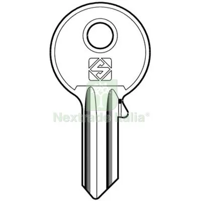 20PZ Chiave Piatta Universale UL048 Silca Ottone Nichelato Mat Ottone — Serrature e cilindri — rif. FERX.VIR8599200