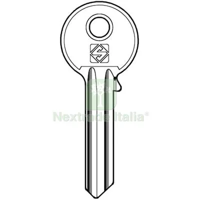 20PZ Chiave Piatta Universale UL054 Silca Ottone Nichelato Mat Ottone — Serrature e cilindri — rif. FERX.VIR8599210