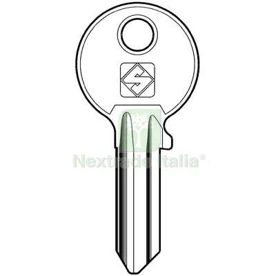 100PZ Chiave Piatta Cisa CS204 Silca Acciaio Nichelato Mat Acciaio — Serrature e cilindri — rif. FERX.VIR8599262 100PZ Chiave Piatta Cisa CS204 Silca Acciaio Nichelato Mat Acciaio — Serrature e cilindri — rif. FERX.VIR8599262