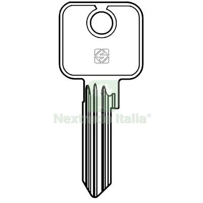 20PZ Chiave Piatta Cisa CS46 Silca Ottone Nichelato Mat Ottone — Serrature e cilindri — rif. FERX.VIR8599275