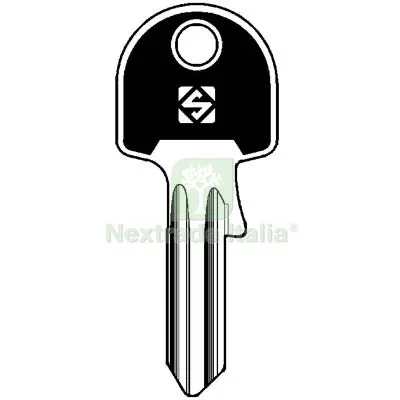 10PZ Chiave Piatta Universale UL052SL Slim Silca Ottone Nichelato Mat Ottone — Serrature e cilindri — rif. FERX.VIR8599412