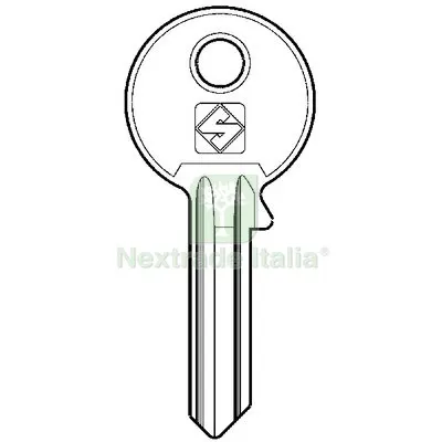 10PZ Chiave Piatta Iseo IE3SL Slim Silca Ottone Nichelato Mat Ottone — Serrature e cilindri — rif. FERX.VIR8599416