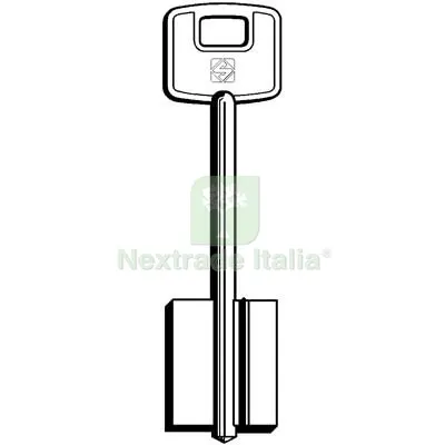 5PZ CHIAVE DOPPIA MAPPA CISA 5CS1 SILCA OTTONE NICHELATO Mat Ottone — Chiavi grezze e duplicati — rif. FERX.VIR8599507