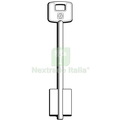 5PZ CHIAVE DOPPIA MAPPA CISA CSLC SILCA OTTONE NICHELATO Mat Ottone — Chiavi grezze e duplicati — rif. FERX.VIR8599521