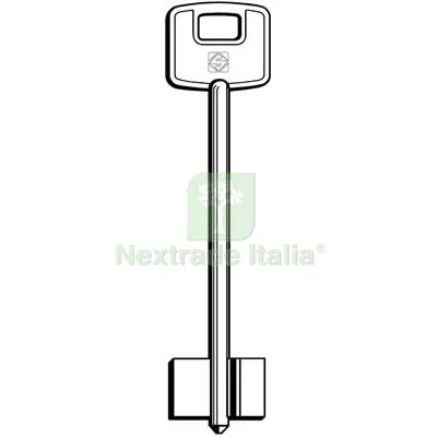 5PZ CHIAVE DOPPIA MAPPA CISA CSM SILCA OTTONE NICHELATO Mat Ottone — Chiavi grezze e duplicati — rif. FERX.VIR8599522