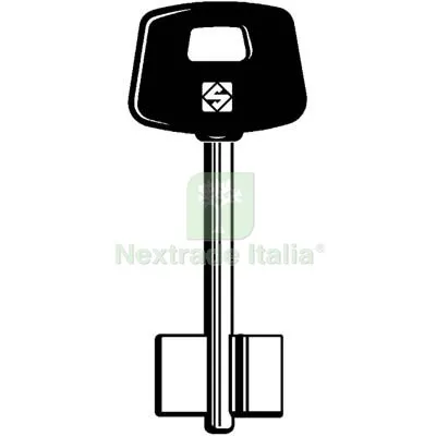 2PZ CHIAVE DOPPIA MAPPA CISA CSCP SILCA OTTONE NICHELATO Mat Ottone — Chiavi grezze e duplicati — rif. FERX.VIR8599525
