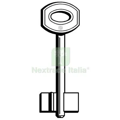 5PZ Chiave Doppia Mappa Juwel JW35 Silca Ottone Nichelato Mat Ottone — Chiavi grezze e duplicati — rif. FERX.VIR8599590