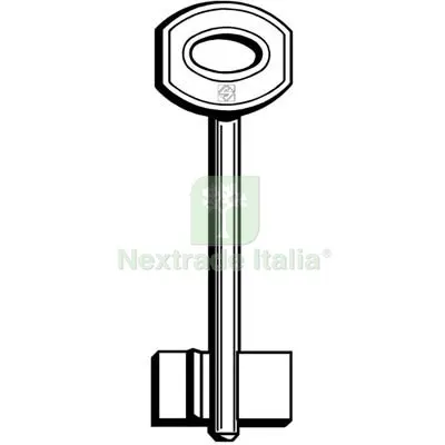 5PZ CHIAVE DOPPIA MAPPA JUWEL JW40 SILCA OTTONE NICHELATO Mat Ottone — Chiavi grezze e duplicati — rif. FERX.VIR8599591