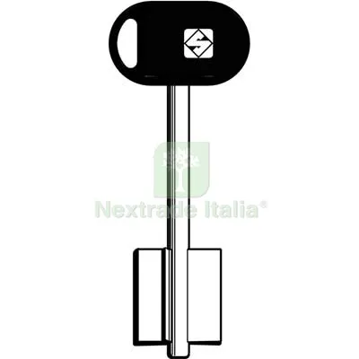 5PZ Chiave Doppia Mappa Mottura 5MT5BP Silca Ottone Nichelato Mat Ottone — Chiavi grezze e duplicati — rif. FERX.VIR8599631