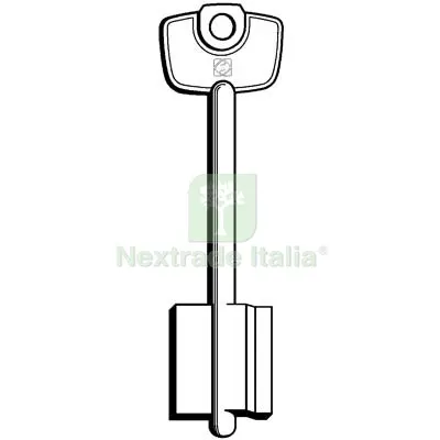 5PZ Chiave Doppia Mappa Cerutti Viro 5C4 Silca Ottone Nichelato Mat Ottone — Chiavi grezze e duplicati — rif. FERX.VIR8599721 5PZ Chiave Doppia Mappa Cerutti Viro 5C4 Silca Ottone Nichelato Mat Ottone — Chiavi grezze e duplicati — rif. FERX.VIR8599721