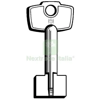 5PZ CHIAVE A POMPA CERUTTI CPXN SILCA OTTONE NICHELATO Mat Ottone — Chiavi grezze e duplicati — rif. FERX.VIR8599723