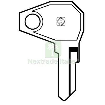 5PZ Chiave Piatta Fondar FD1 Silca Ottone Nichelato Mat Ottone — Serrature e cilindri — rif. FERX.VIR8599730