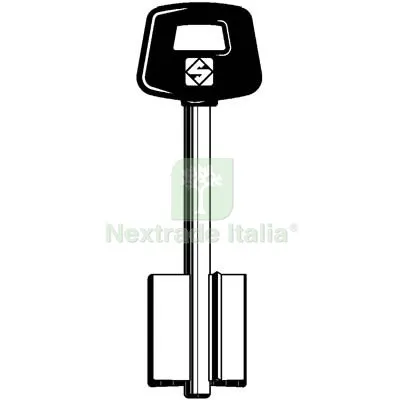 2PZ CHIAVE DOPPIA MAPPA SAB 5SAB6P SILCA OTTONE NICHELATO Mat Ottone — Chiavi grezze e duplicati — rif. FERX.VIR8599734