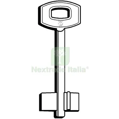 5PZ CHIAVE DOPPIA MAPPA SECUREMME 5SCM2 SILCA OTTONE NICHELATO Mat Ottone — Chiavi grezze e duplicati — rif. FERX.VIR8599736
