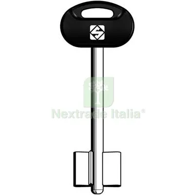 5PZ Chiave Doppia Mappa Mottura 5MT21BP Silca Ottone Nichelato Mat Ottone — Chiavi grezze e duplicati — rif. FERX.VIR8599752