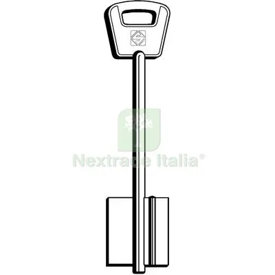 5PZ CHIAVE DOPPIA MAPPA BETA BELC SILCA OTTONE NICHELATO Mat Ottone — Chiavi grezze e duplicati — rif. FERX.VIR8599757