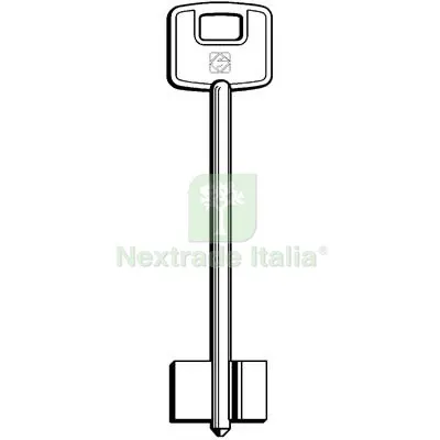 5PZ CHIAVE DOPPIA MAPPA CISA CSMC SILCA OTTONE NICHELATO Mat Ottone — Chiavi grezze e duplicati — rif. FERX.VIR8599759