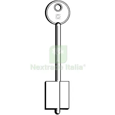 5PZ CHIAVE DOPPIA MAPPA CR RL SILCA OTTONE NICHELATO Mat Ottone — Chiavi grezze e duplicati — rif. FERX.VIR8599761