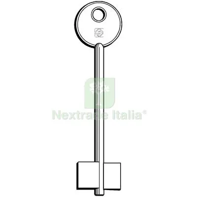 5PZ CHIAVE DOPPIA MAPPA CR RM SILCA OTTONE NICHELATO Mat Ottone — Chiavi grezze e duplicati — rif. FERX.VIR8599762