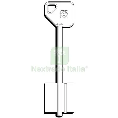 5PZ CHIAVE DOPPIA MAPPA POTENT 5PT20 SILCA OTTONE NICHELATO Mat Ottone — Chiavi grezze e duplicati — rif. FERX.VIR8599773