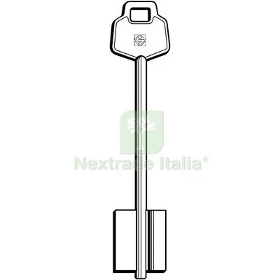 5PZ CHIAVE DOPPIA MAPPA 4TR TRL SILCA OTTONE NICHELATO — Chiavi grezze e duplicati — rif. FERX.VIR8599774