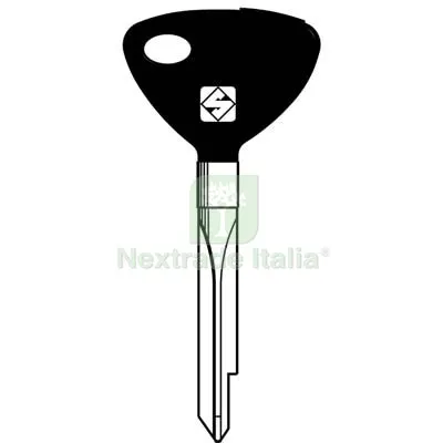 5PZ Chiave a Croce Burg Fiam XBW1P Silca Acciaio Nichelato Mat Ottone — Serrature e cilindri — rif. FERX.VIR8599801