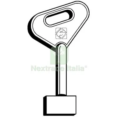 5PZ CHIAVE A POMPA AUNO 5AU1 SILCA OTTONE NICHELATO Mat Ottone — Chiavi grezze e duplicati — rif. FERX.VIR8599811