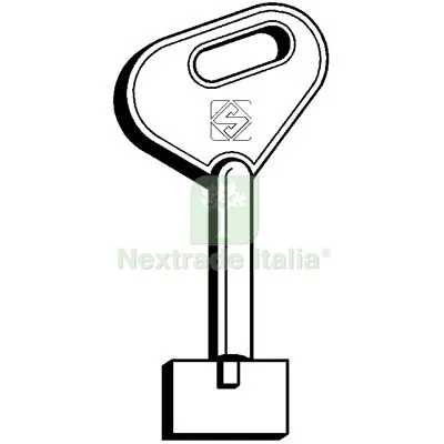 5PZ CHIAVE A POMPA AUNO 5AU3 SILCA OTTONE NICHELATO Mat Ottone — Chiavi grezze e duplicati — rif. FERX.VIR8599812