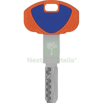 5PZ CHIAVE PUNZONATA EVO K64 1B SECUREMME OTTONE NICHELATO — Serrature e cilindri — rif. FERX.VIR8599847