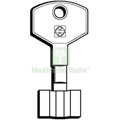 5PZ CHIAVE A POMPA POTENT POP SILCA OTTONE NICHELATO Mat Ottone — Chiavi grezze e duplicati — rif. FERX.VIR8599850