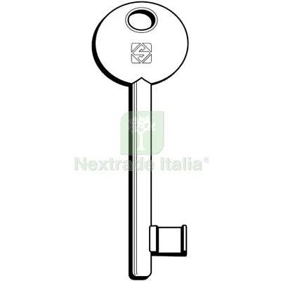 5PZ CHIAVE PATENT 6P1S SILCA OTTONE NICHELATO — Chiavi e ricambi auto — rif. FERX.VIR8599882