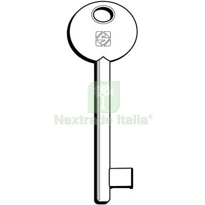 5PZ Chiave Patent 6P2D Silca Ottone Nichelato — Chiavi e ricambi auto — rif. FERX.VIR8599883
